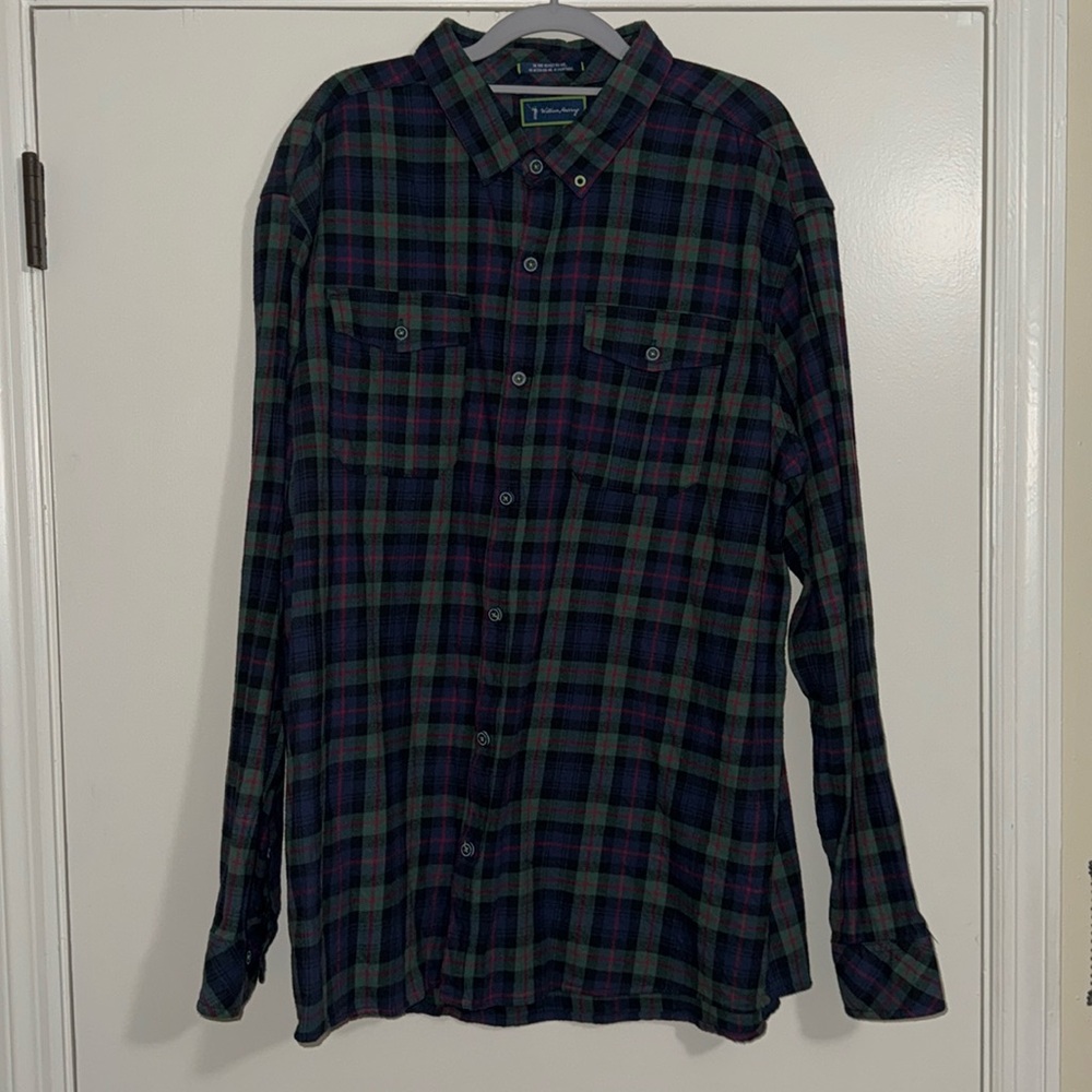 Men’s Willam Murray Golf Plaid Flannel. XXL. EUC.